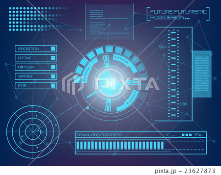 Abstract future, concept vector futuristic virtual Abstract future, concept vector futuristic virtual 23627873