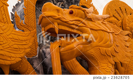 dragon candle carving for Buddhist Lent dragon candle carving for Buddhist Lent 23628705