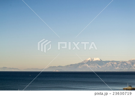 Snow covered mountains in Antalya 23630719