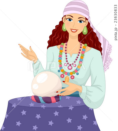 Psychic Girl Gypsy Crystal Ball 23630833