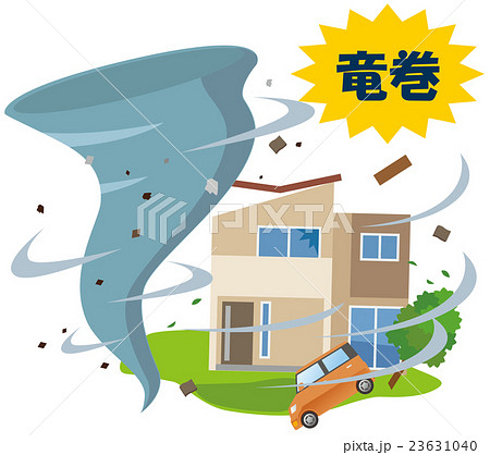 竜巻　災害　家 23631040
