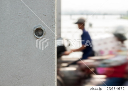 チャンティエン橋に残るベトナム戦争時の弾痕 23634672