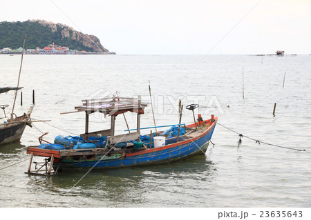 Old fishing boat of villager Old fishing boat of villager 23635643