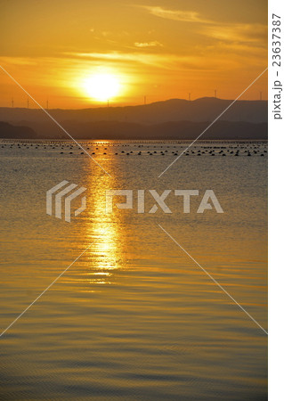 夕焼け 夕焼け 23637387