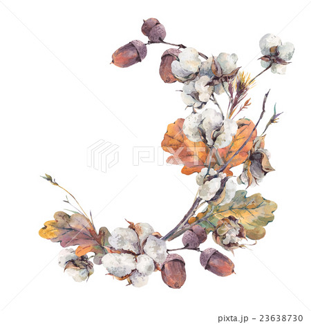 Watercolor autumn vintage bouquet Watercolor autumn vintage bouquet 23638730