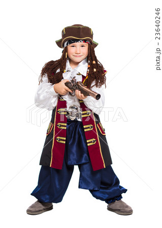 A funny boy dressed as pirate A funny boy dressed as pirate 23640246