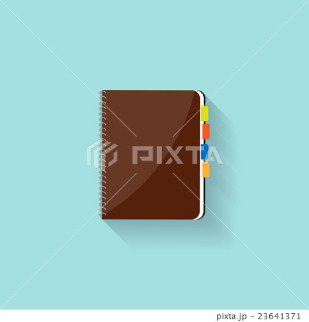 Notebook in a flat style. Reminder, diary Notebook in a flat style. Reminder, diary 23641371