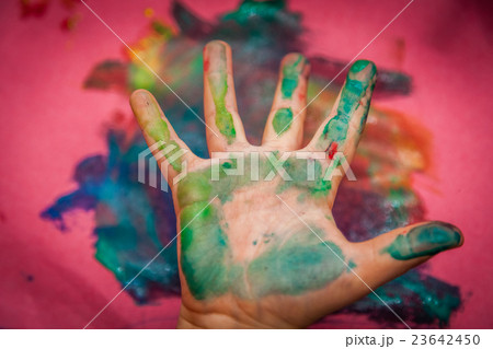 Colorful hand Colorful hand 23642450