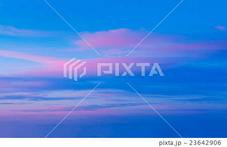 Sunset sky with dramatic clouds 23642906