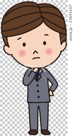 Businessman suffers - Stock Illustration [23643207] - PIXTA