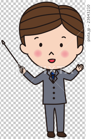 Businessman pointing rod Businessman pointing rod 23643210