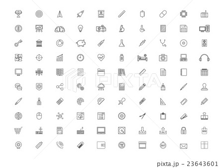 outline icon set outline icon set 23643601