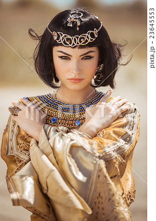 Beautiful woman with fashion make-up and hairstyle Beautiful woman with fashion make-up and hairstyle 23645553