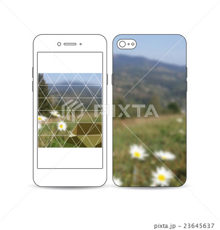 Mobile smartphone with an example of the screen 23645637