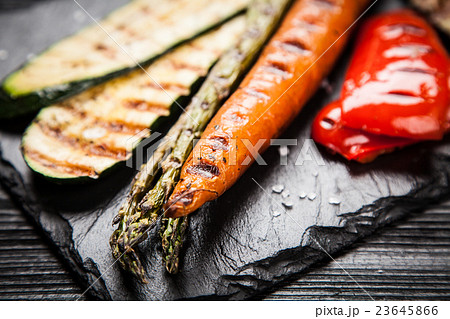 Assortment of grilled vegetables Assortment of grilled vegetables 23645866