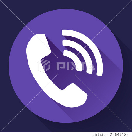 incoming Phone Call vector icon 23647582