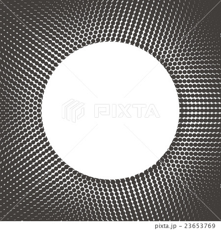 ジオメトリック 幾何学的 円のイラスト素材
