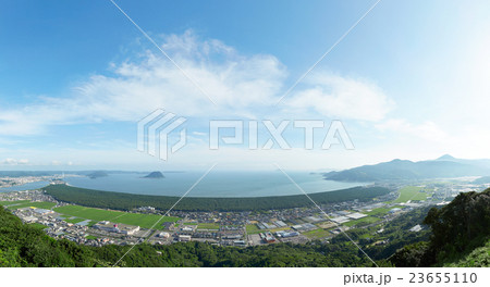 虹の松原 鏡山展望台からの風景 虹の松原 鏡山展望台からの風景 23655110