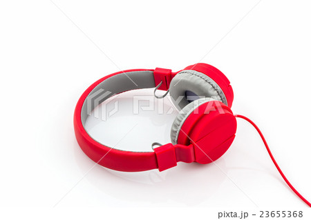 Red Headphones. 23655368