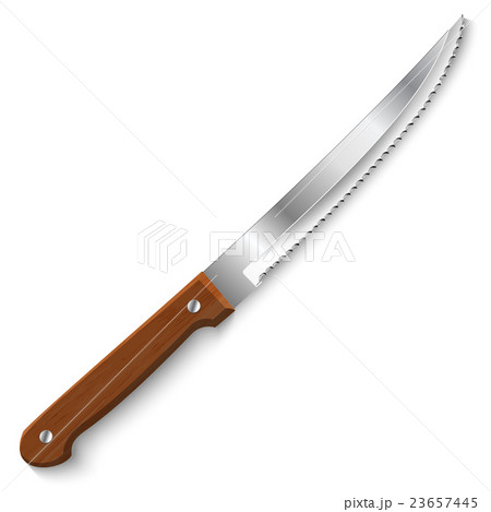 Knife on a white background Knife on a white background 23657445