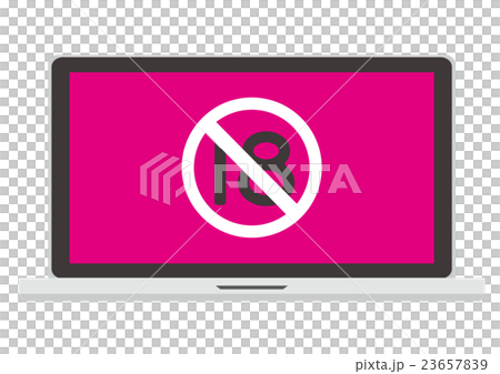Illustration material Laptop computer Vector vector 23657839
