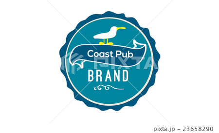 Seagull vector logo template Seagull vector logo template 23658290