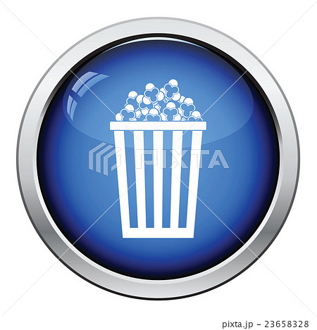 Cinema popcorn icon 23658328