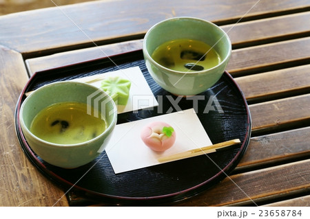 抹茶と和菓子 抹茶と和菓子 23658784