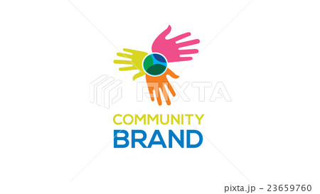 Community vector logo template Community vector logo template 23659760