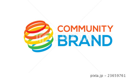 Community vector logo template Community vector logo template 23659761
