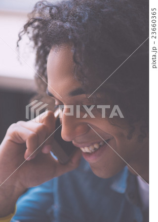 Young confident man is looking for good news 23660365