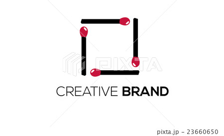 Creative thinking vector logo template 23660650