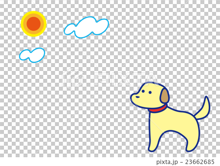 お日さま 犬 お日さま 犬 23662685