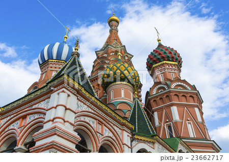 St Basils cathedral on Red Square in Moscow 23662717