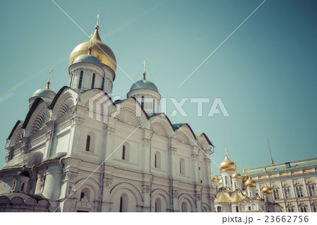 Assumption Cathedral of Moscow Kremlin, Russia. 23662756
