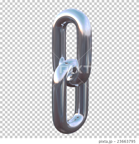 光り輝くチェーン(鎖)の3Dレンダリング画像 光り輝くチェーン(鎖)の3Dレンダリング画像 23663795