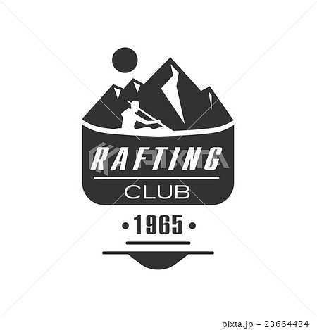 Rafting Club Emblem Design 23664434