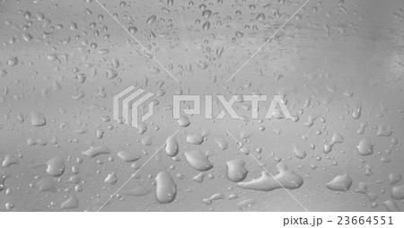 water drops in sink - monochrome style 23664551