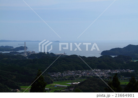 佐々大岳から相浦発電所を見下ろす 佐々大岳から相浦発電所を見下ろす 23664901