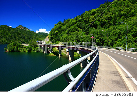 夏のさっぽろ湖と定山渓レイクライン 夏のさっぽろ湖と定山渓レイクライン 23665983