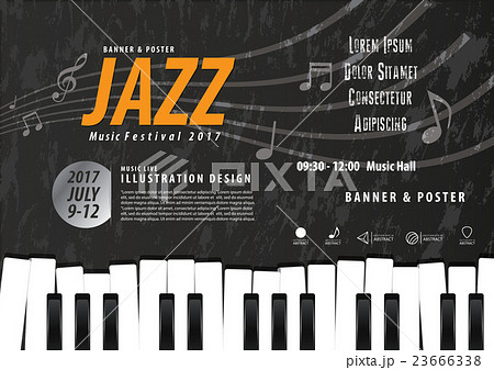 Keyboard, Musical instrument design poster vector. Keyboard, Musical instrument design poster vector. 23666338