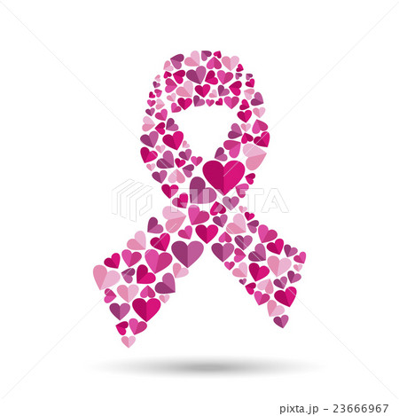 Pink ribbon heart Stock Vector by ©scrapster 139315322