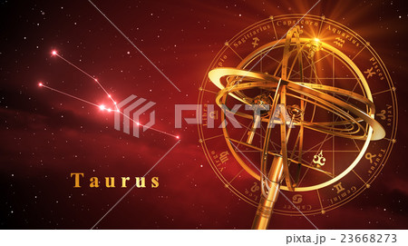 Armillary Sphere And Constellation Taurus 23668273