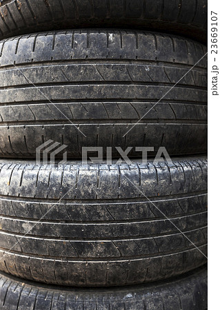 used car tires. close-up used car tires. close-up 23669107