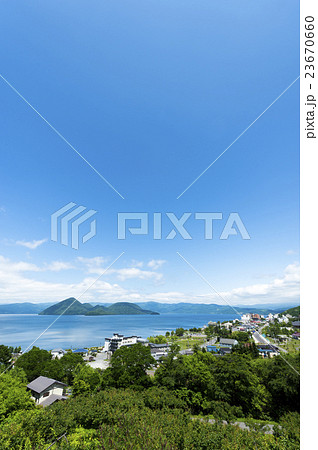 洞爺湖（上空からの眺め） 23670660