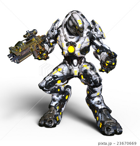 ロボット怪獣のイラスト素材