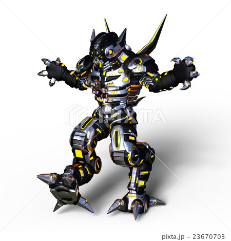 ロボット怪獣のイラスト素材
