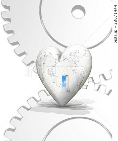 ハートの世界に開いた扉 ハートの世界に開いた扉 23671444