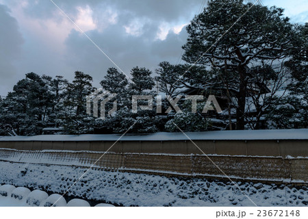 雪景色の長町武家屋敷跡 雪景色の長町武家屋敷跡 23672148