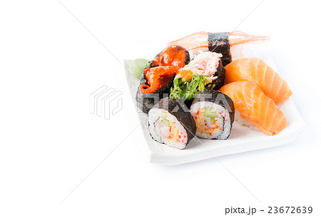 Mix Sushi isolated Mix Sushi isolated 23672639